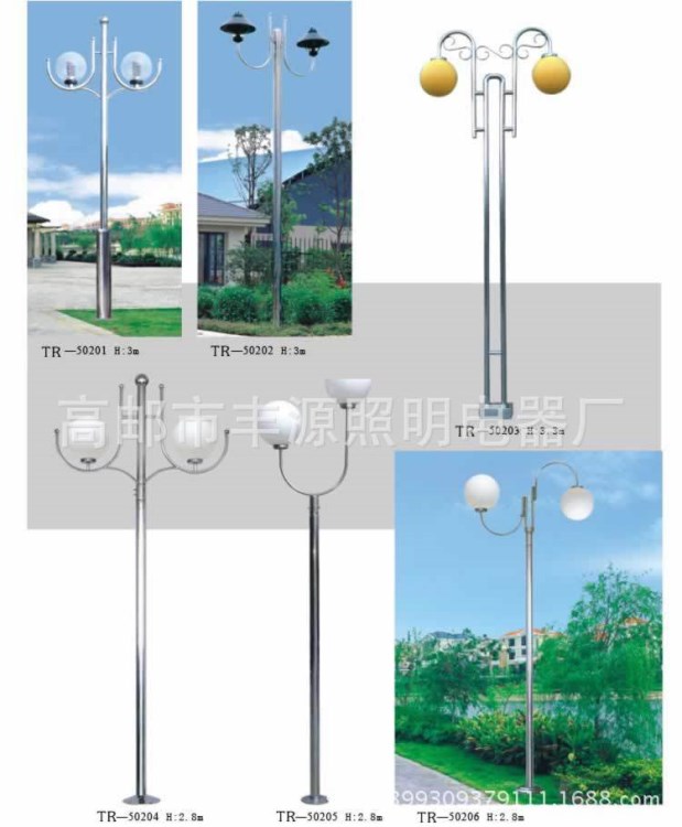 可来图定制精品庭院灯 太阳能庭院灯批发 LED户外庭院灯