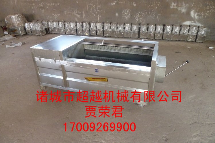 毛刷辊清洗机  用槟榔芋来清洗  干净整洁  放心使用