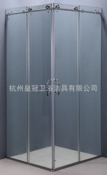 浙江皇冠卫浴品牌供应定制高品质简易淋浴房(HG-8649)，提供OEM