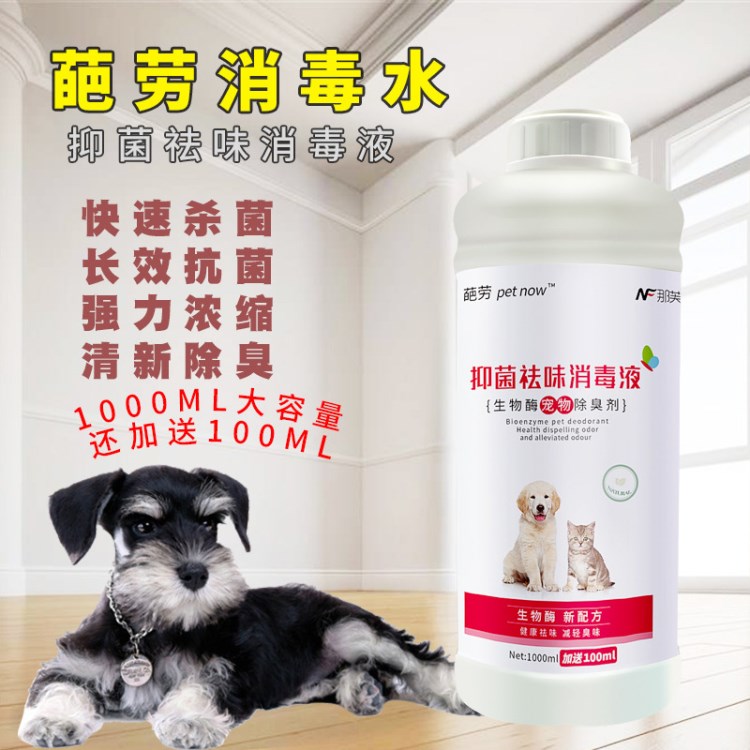 宠物消毒水 狗狗除臭剂猫犬除尿味环境消毒液狗消毒水祛味消毒