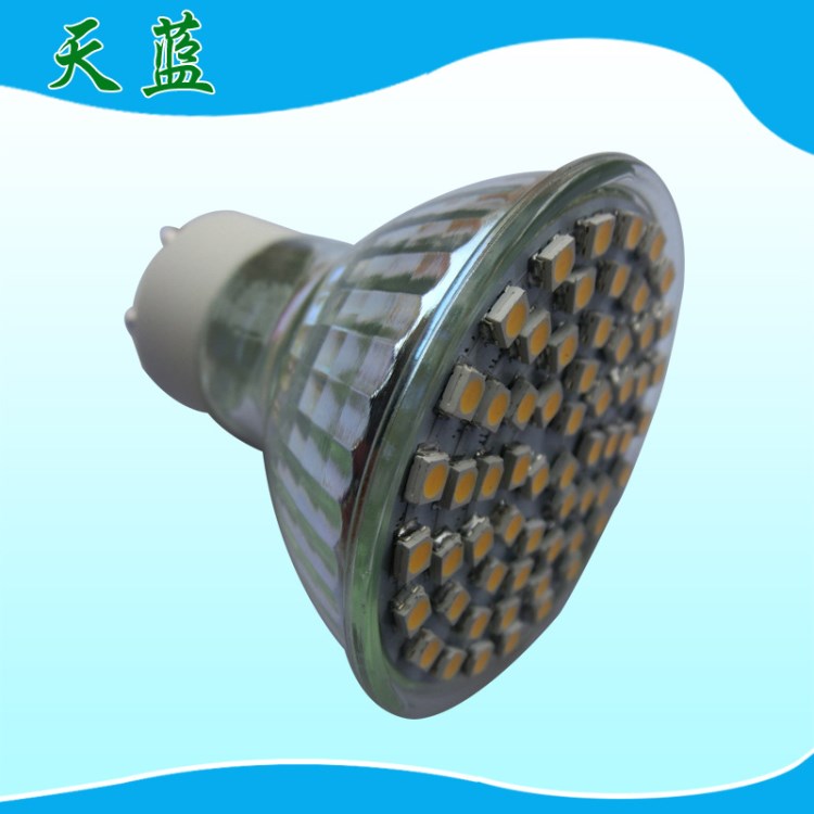 LED灯泡  LED杯灯 玻璃 陶瓷 塑料 车铝杯灯 GU10-60SMD-2835杯灯