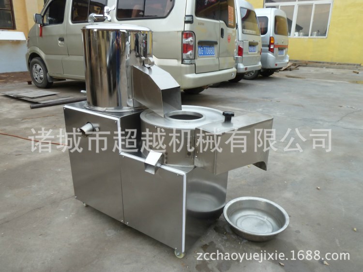 厂家直销 不锈钢土豆脱皮切丝切片一体机 土豆磨切机