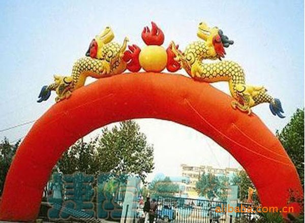 充气拱门  双龙拱门  异型拱门  卡通拱门