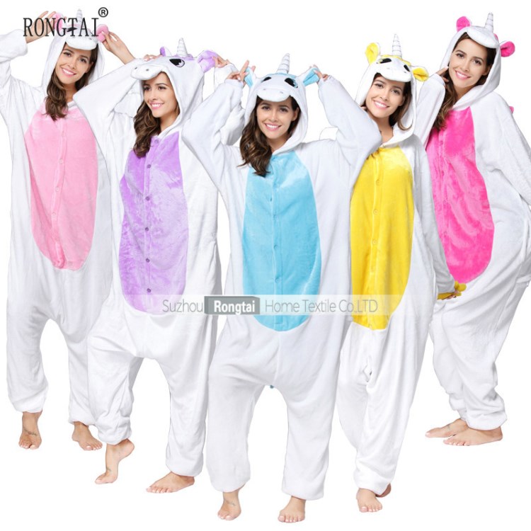 unicorn onesie独角兽卡通连体睡衣如厕版动物睡衣演出服