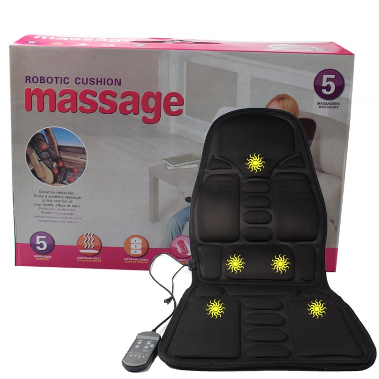 厂家直销 massage车用按摩坐垫  振动加热按摩汽车坐垫