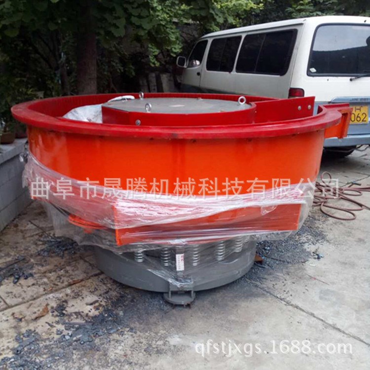 不锈钢件光饰打磨机 震动式研磨去锈机 自动分离抛光机