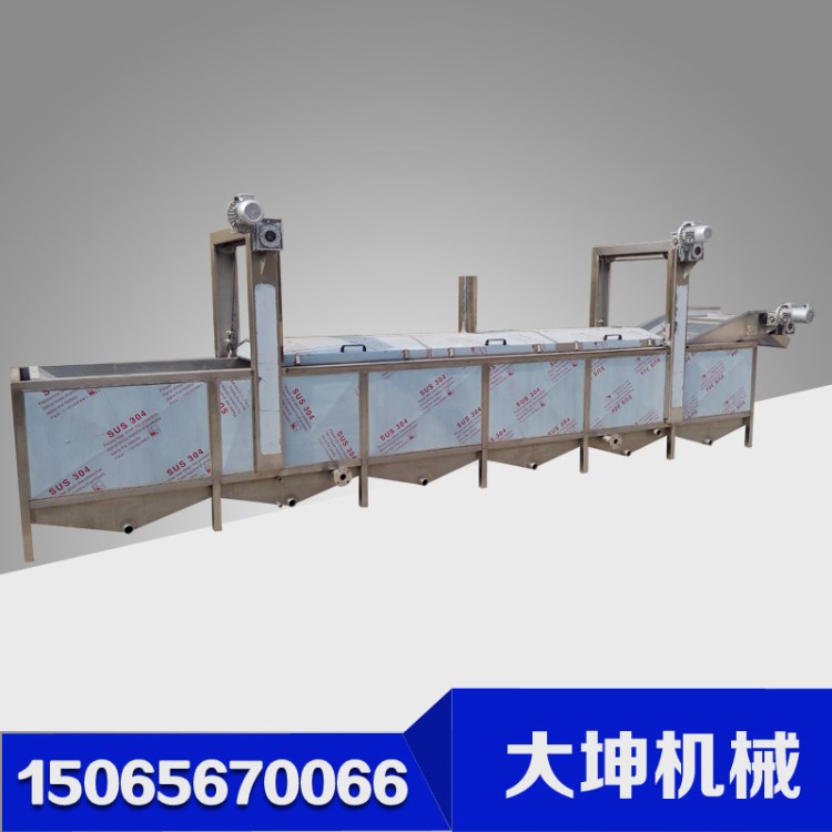 油炸流水线 炸鸡线 马铃薯油炸线 小型油炸机