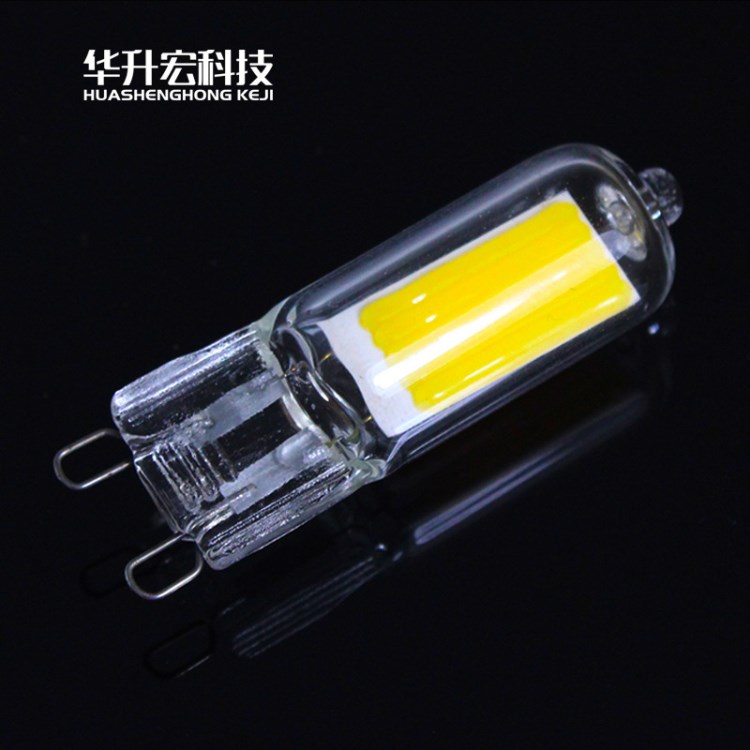 LED玉米灯新款G9 1508 COB插脚水晶灯米仔泡3W替换卤素灯220V