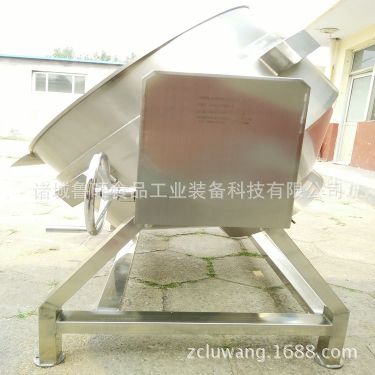 诸城夹层锅出厂价直销可倾燃气麻辣豆腐锅 商用食堂水饺馄饨煮锅