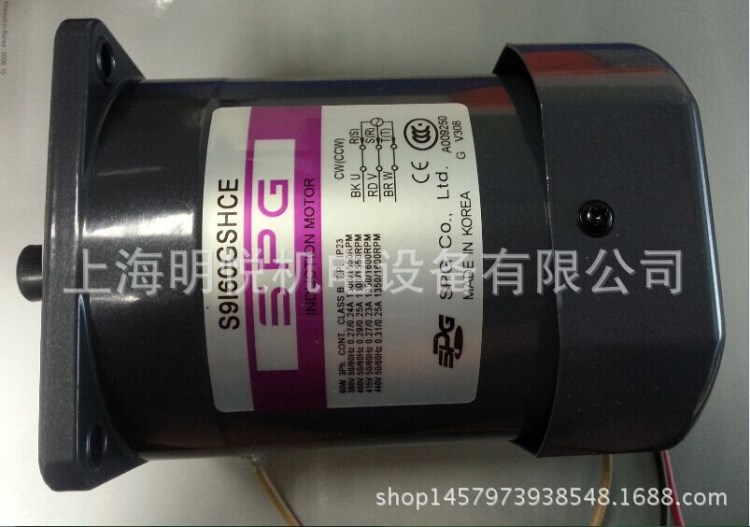 S9I60GSHCE SPG感应电机60W 韩国SPG电机 380V 50HZ 韩国原装