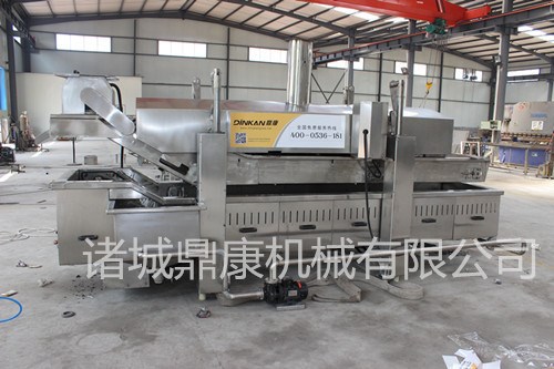 供应鼎康休闲锅巴油炸生产线  油豆腐油炸线 油炸成套线