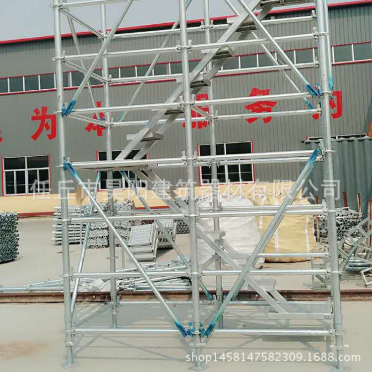 厂家生产 桥梁施工爬梯 盘扣式镀锌建筑爬梯 可加工