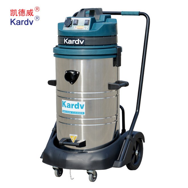凯德威吸尘吸水吸油机GS-2078S车间铝屑吸尘器双马达干湿两用吸尘