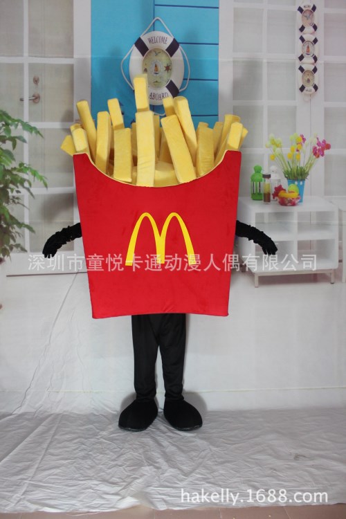 土豆卡通人偶服装 蔬菜卡通服装批发定做 麦当劳薯条吉祥物人偶