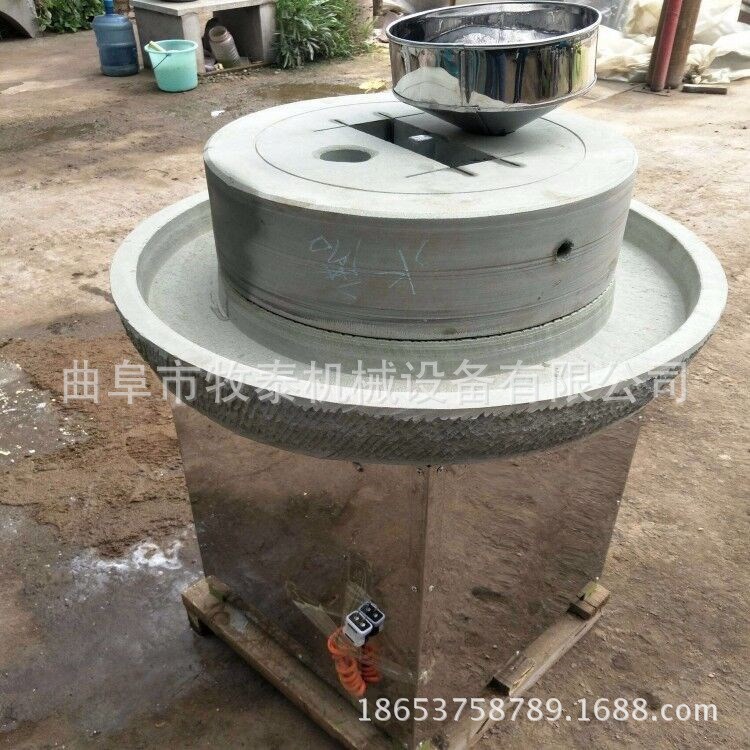全自动磨坊专用大型石磨面粉机 五谷杂粮豆腐电动石磨机直销厂家