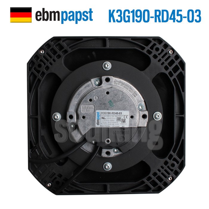 原装ebmpapst K3G190-RD45-03 200-240V 1.3 169W离心风机
