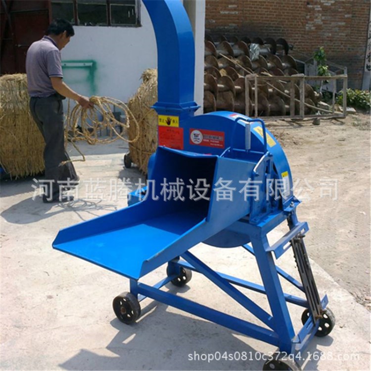 农作物秸秆粉碎机 多功能青贮铡草揉丝机 养殖户专用饲料加工设备