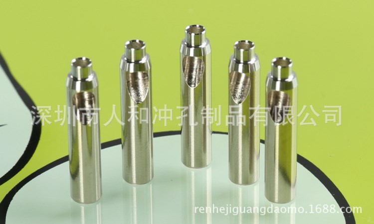 刀模材料深圳吊牌冲切用削边孔刀锋直径3，外径5，高23.8mm