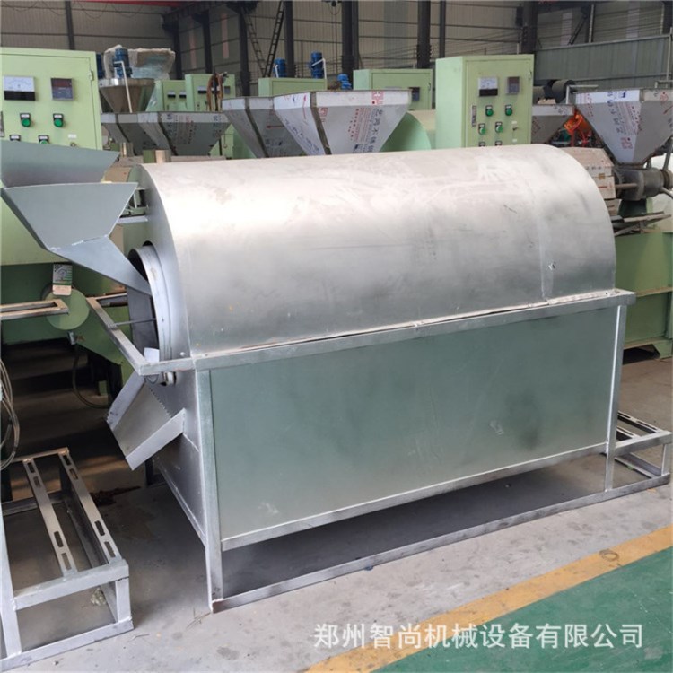 小型电加热花生炒料机 滚筒干果炒货机 瓜子炒料机售后