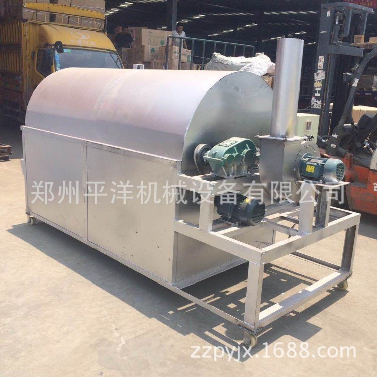 电加热干果炒货机  滚筒式炒锅  自动控温电炒锅  小型大型炒锅