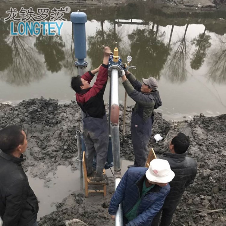 厂家直销 低噪音龙铁沉水式鼓风机 无需安装风机房 水下风机