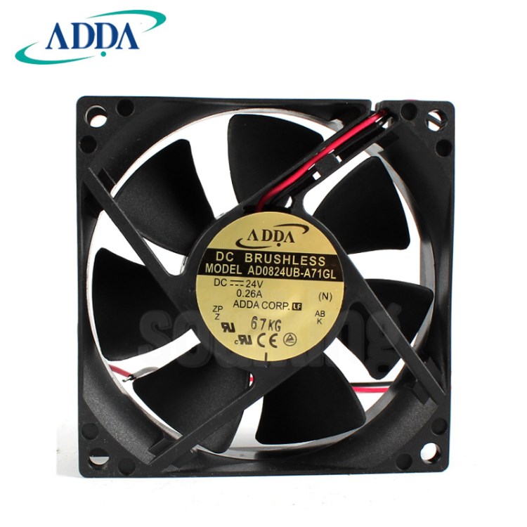 原装ADDA协禧 AD0824UB-A71GL 8025 24V 0.26A 变频器散热风扇