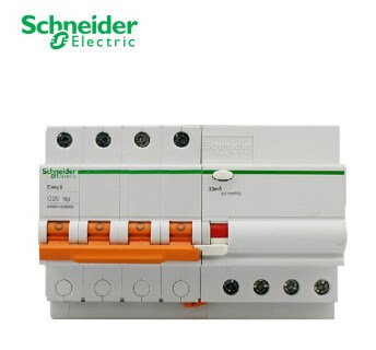 施耐德(Schneider) 断路器 EA9 三相四线 380V 4P2带漏电保护