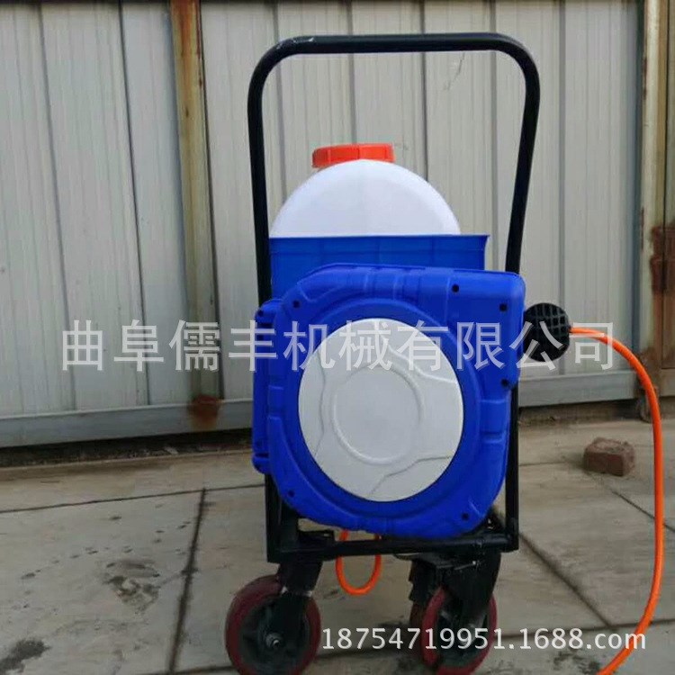 垃圾场用消毒机推车移动方便大面积打药机加长药管喷雾器