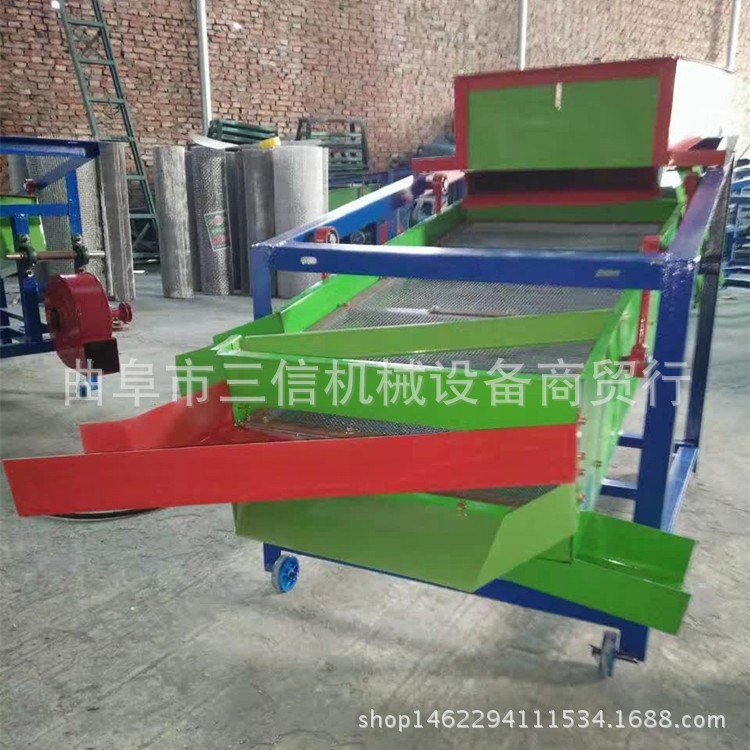山东粮食振动筛选机厂家  直销水稻震动筛选机价格