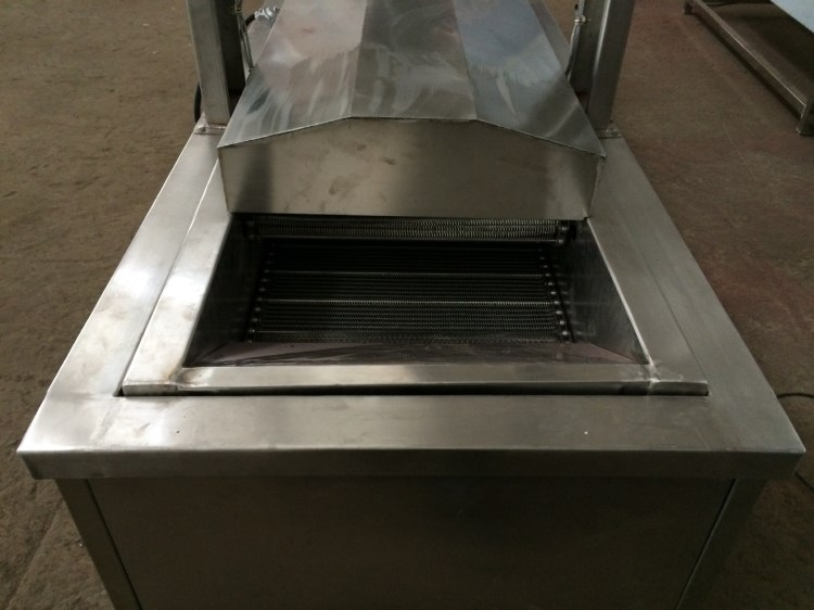 供应燃气油炸机&ensp;食品油炸机 油炸流水线_ 电加热油炸机