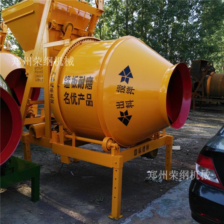 建筑工地全自动上料滚筒砂浆搅拌机 加厚型八轮驱动混凝土搅拌机