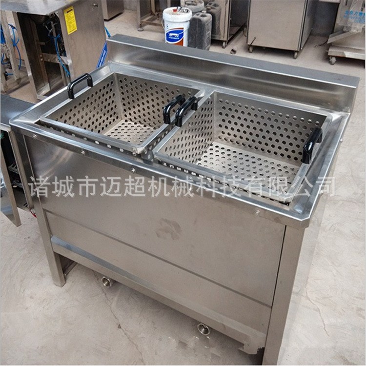 防串味的双槽油炸机 小型食品厂专用油炸机 诸城油炸机价格可定制
