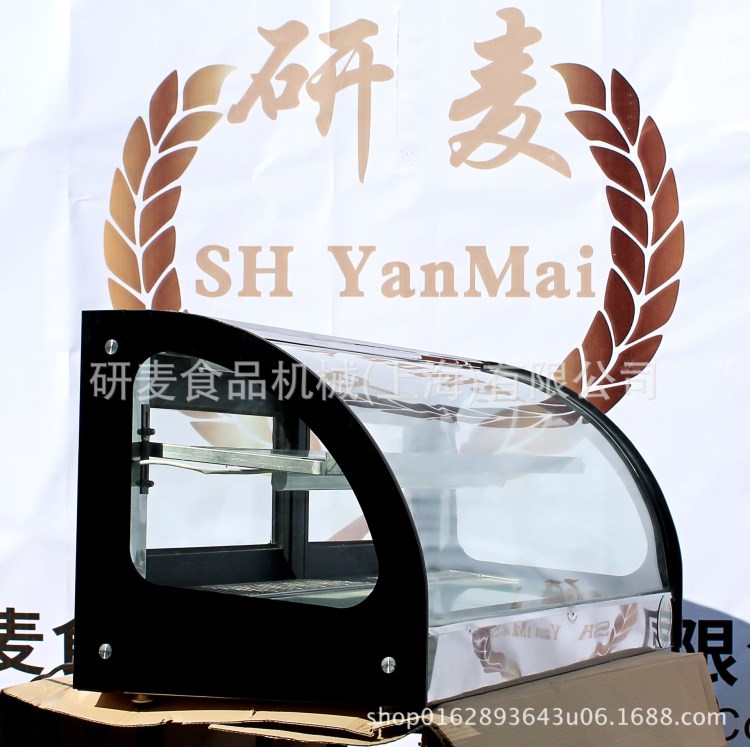 厂家直销120cm90cm恒温热风循环保温柜  钢化玻璃弧形保温箱