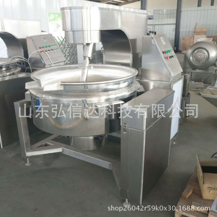 厨房设备 智能炒菜机 厂家定制火锅底料酱料行星搅拌炒锅