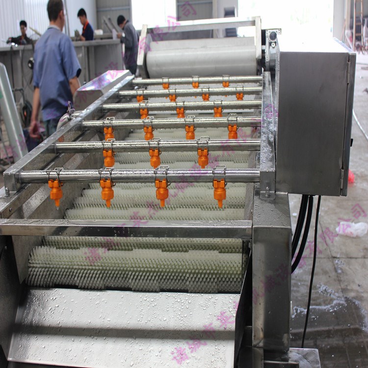 大型食品软包装清洗风干流水线 不锈钢清洗风干流水线机械设备