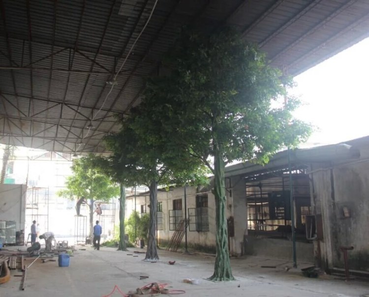 热卖仿真榕树 假树古树大型仿真树 酒店大堂装饰落地摆设假树假花