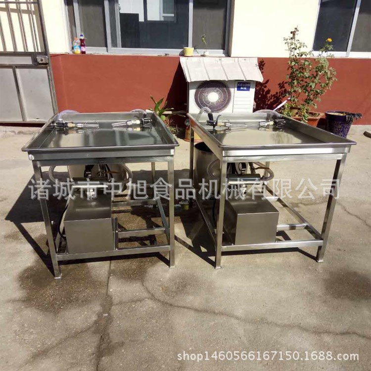 鸡胸肉鸭胸肉手动盐水注射机 中旭酱肚肉肘子平台式注射机