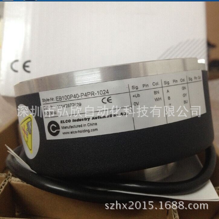 原装瑞士宜科ELCO编码器EB100P25-P4PR-1000 1000p.r编码器