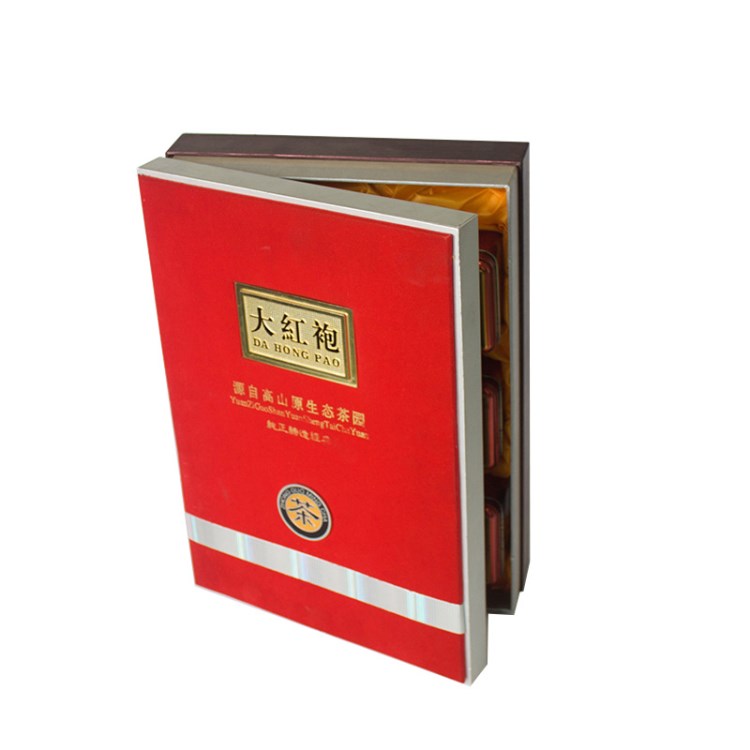 精美礼盒茶叶包装盒产品纸盒翻盖礼品包装盒定做厂家直销