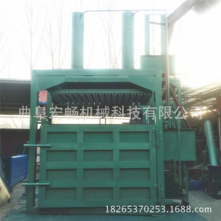 福建  废纸箱麻包半自动液压打包机  油漆桶压缩成型立式打包机