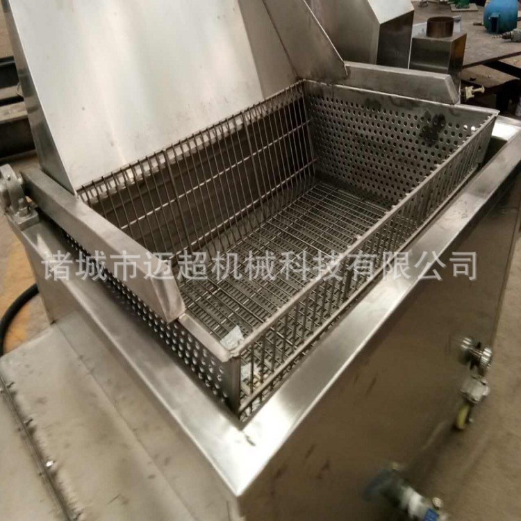 供应食堂专用电加热油炸机 小型鱼产品油炸机 自动控温油炸设备