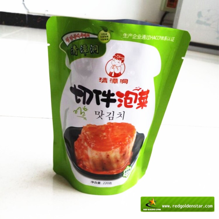 厂家生产铝箔高温蒸煮自立袋 食品包装袋 咸菜泡菜包装袋