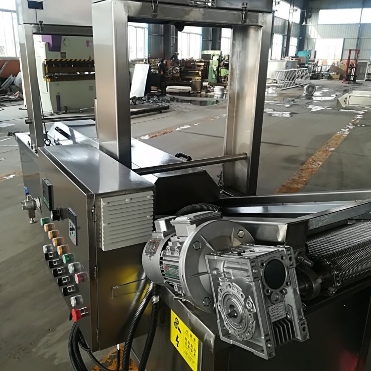 油条专用油炸机 全自动网带式油条生产线 诸城市厂家直销