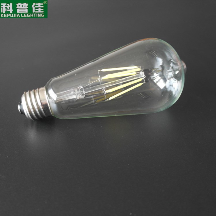 东莞厂家供应 LED灯丝灯 5W爱迪生灯丝灯泡 CEST64LED灯丝灯