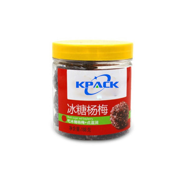 小零食灌装生产线  话梅干旋盖 贴标瓶装生产线  180g灌装机