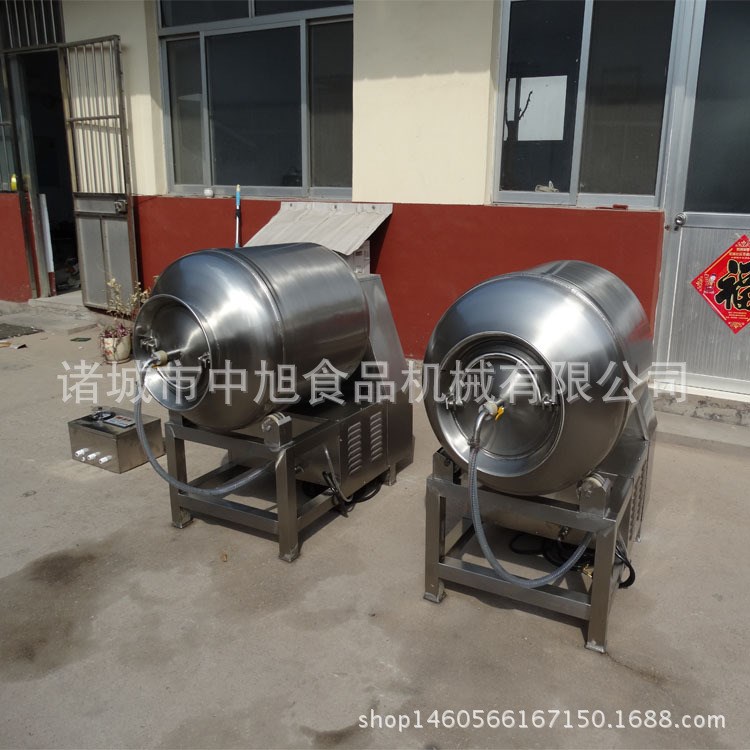 厂家供应小型牛肉板筋真空滚揉机 肉类滚揉机 香肠火腿滚揉入味机