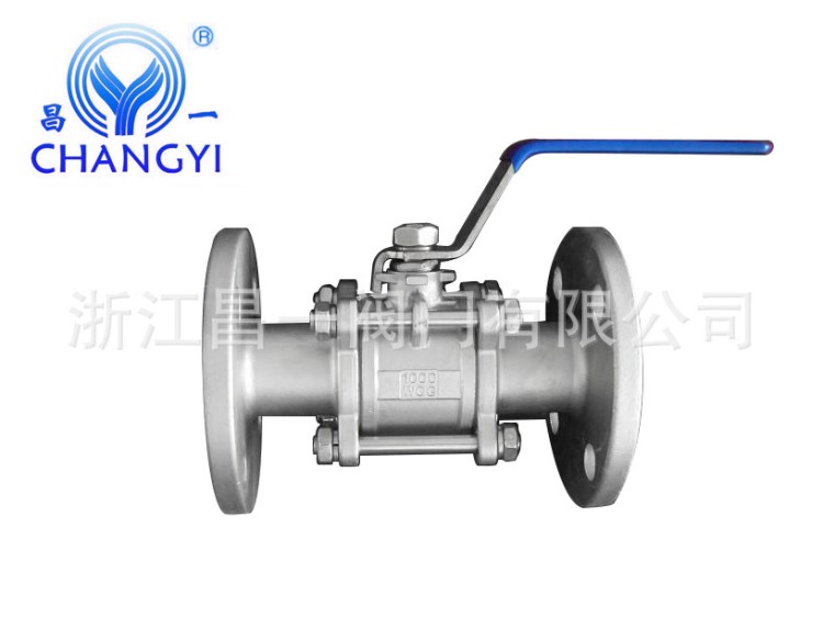 厂家直销硅溶胶三片式法兰球阀、精铸国标16压力三段式法兰球阀