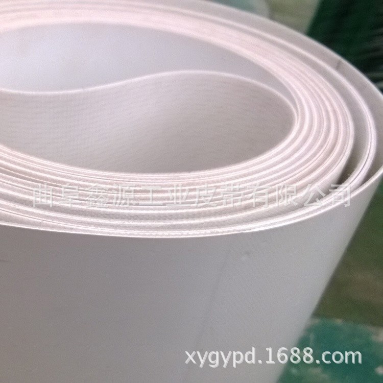 批发辽宁墨绿色耐高温耐油带 PVCPU白色挡板提升食品输送带