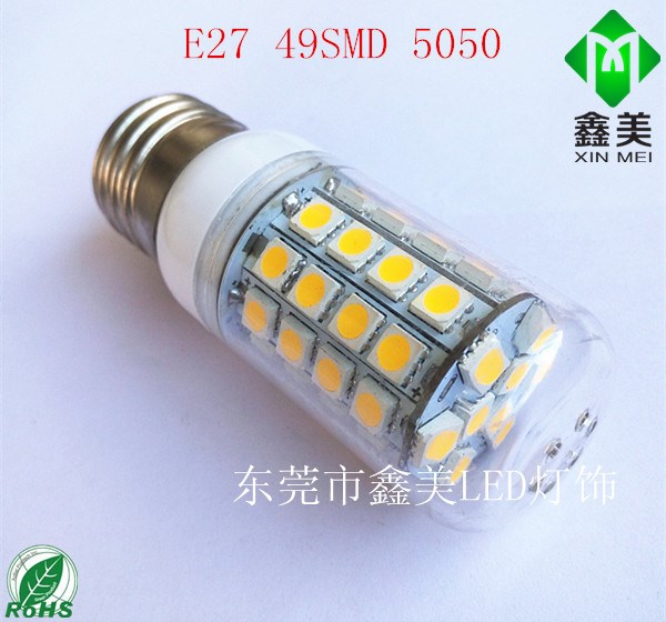 生产LED玉米灯 E27 螺纹玉米灯 49颗 5050 LED家用照明 4W