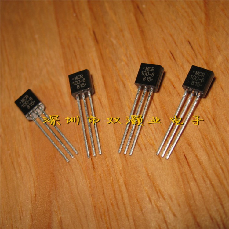 MCR100-6G 100-6 TO92原装 单向可控硅0.8A 400V